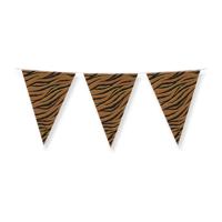 Party Flags foil Tiger Safari - thumbnail