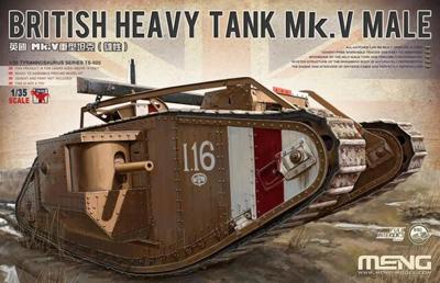 Meng 1/35 British Heavy Tank MK. V Male Meng 1/35 British Heavy Tank MK. V Male