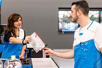 Opbergtas Tarifold met rits 160x110mm PVC rood | 8 stuks - thumbnail