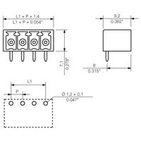 Weidmüller 1793160000 Male behuizing (board) BC/SC Totaal aantal polen: 5 Rastermaat: 3.81 mm Inhoud: 50 stuk(s)