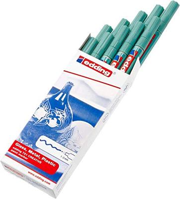 Paintmarker edding 751 oliebasis 1-2mm mtl groen | 10 stuks Paintmarker edding 751 oliebasis 1-2mm mtl groen | 10 stuks