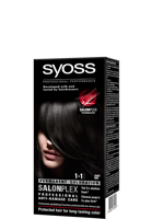 Syoss Permanent Coloration Haarverf - 1-1 Zwart - thumbnail