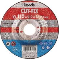CUT-FIX Afbraamschijven metaal 115x6x22 mm KWB - Kwb - thumbnail