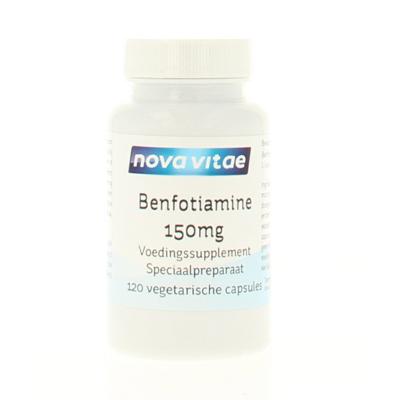 Nova Vitae Benfotiamine (vitamine B1) 150mg 120 Vegetarische capsules