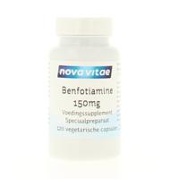 Nova Vitae Benfotiamine (vitamine B1) 150mg 120 Vegetarische capsules - thumbnail
