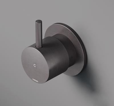 Inbouw Stopkraan Hotbath Cobber 1-hendel Verouderd IJzer (Koud)