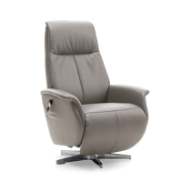 Sta-op Stoel J-103 Grijs Leer - thumbnail