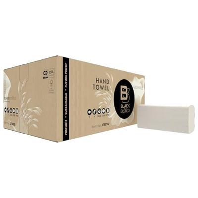 Handdoek BlackSatino PT30 GreenGrow v-vouw 2-laags 250x230mm 15x214 vel wit 275890