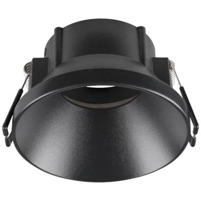 SLV InbouwringNew Tria 75 rond zwart - verdiept met kraag - zonder fitting - 1007449