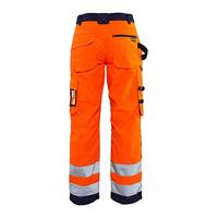 Blåkläder Dames werkbroek High-Vis zonder spijkerzakken 71551811 | High-Vis Oranje/Marineblauw | Maat 48 - 7330509502402 - thumbnail