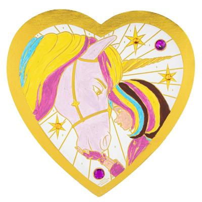 Unicorn kleuren op nummer