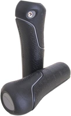 Gazelle Handvatpaar hybride - zwart met zilveren bies