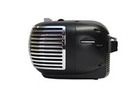 GPO Retro PCD299BLA Boombox CD, radio en cassette zwart / zilver - thumbnail