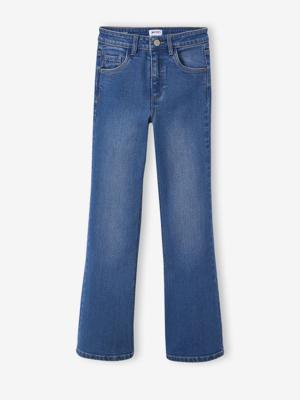 Flare jeans voor meisjes JONEN middenblauw