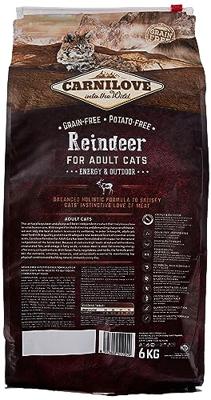 CARNILOVE Cat Adult Energy & Outdoor Reindeer - droog kattenvoer - 6kg