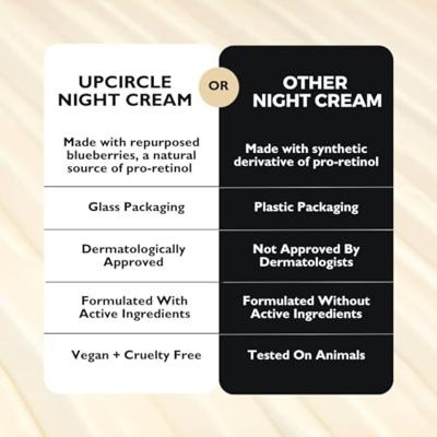 UpCircle Night Cream With Blueberry Extract