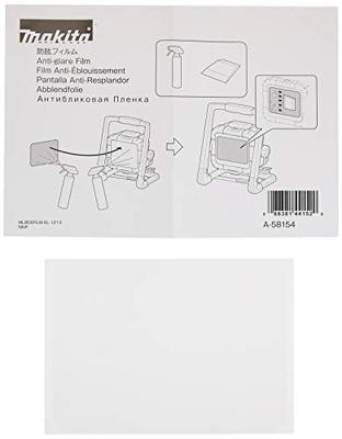Makita A-58154 Anti-reflectie folie bouwlamp DML805 Makita A-58154 Anti-reflectie folie bouwlamp DML805