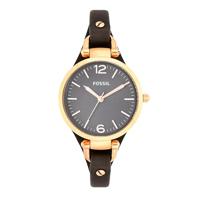 Fossil Dames Georgia Three-wijzer dag-datum Rosegoudkleurig roestvrijstalen horloge ES3077 - thumbnail
