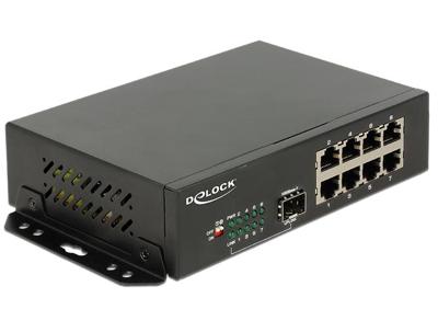 DeLOCK Gigabit Ethernet Switch 8 Port + 1 SFP