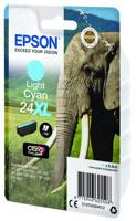 Epson Elephant Singlepack Light Cyan 24XL Claria Photo HD Ink - thumbnail