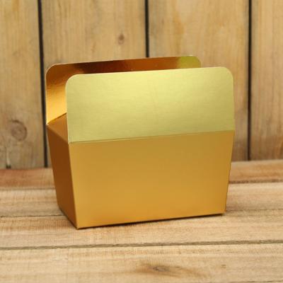 Bonbon doosjes - Chocolade doosje - Goud zijdemat - Tekst - 1 stuks