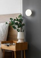 Trio WandlampEarl wit glas oplaadbaar - R27771101 - thumbnail