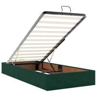 Ottoman bed met matrassen en LED's 180x200cm fluweel - thumbnail