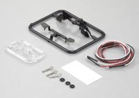 Killerbody - Achteruitkijkspiegels met LED voor 1/10 - thumbnail