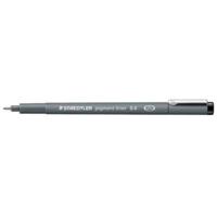 Fineliner Staedtler Pigment 308 zwart 0.4mm - thumbnail