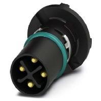 Phoenix Contact 1418343 Ronde connector Stekker, recht Totaal aantal polen: 4 60 stuk(s)