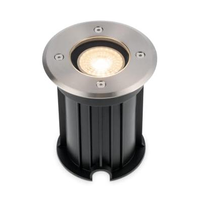 Maisy LED Grondspot - Dimbaar - Rond - Ø12cm - GU10 - 4 Watt 345 lumen - 2700K warm wit - RVS - IP67 waterdicht - Tuinspot - Oprit Maisy LED Grondspot - Dimbaar - Rond - Ø12cm - GU10 - 4 Watt 345 lumen - 2700K warm wit - RVS - IP67 waterdicht - Tuinspot - Oprit