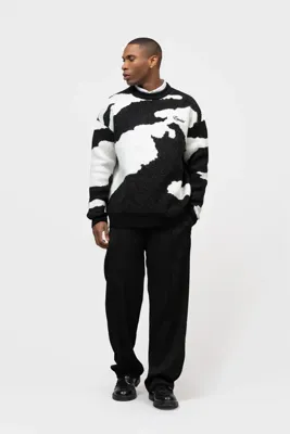 Equalité Camo Knit Sweater Heren Zwart/Grijs - Maat XL - Kleur: ZwartGrijs | Soccerfanshop