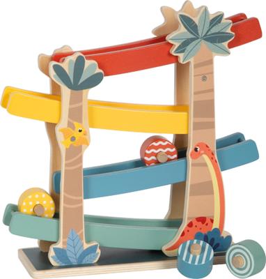 Small Foot - houten knikkerbaan dino