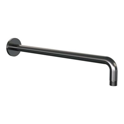 Brauer Muurarm Gebogen - Gunmetal Geborsteld Pvd