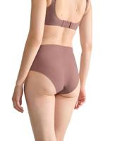 Zero Feel taille slip dames 2.0 - High waist - Hoge naadloze dames onderbroek - Katoenen kruisje - Schijnt niet door - Zwart - Huidskleur - - XS - - thumbnail