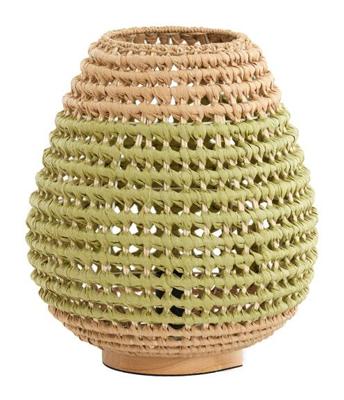 Light & Living Tafellamp 'Kalipa' Rotan, kleur Groen Light & Living Tafellamp 'Kalipa' Rotan, kleur Groen