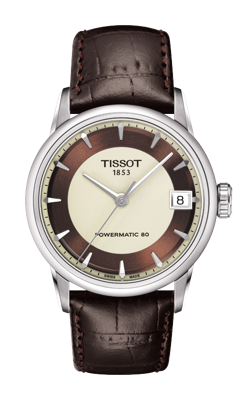 Horlogeband Tissot T600033622 Leder Bruin 18mm