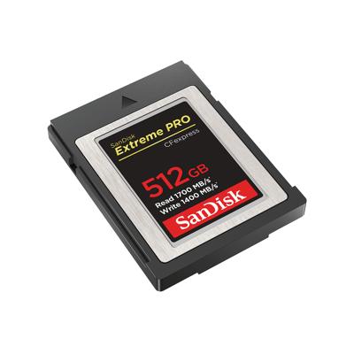 SanDisk CF Express Extreme Pro 512GB 1700MB/s Read 1400MB