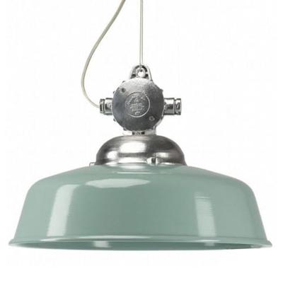 Hanglamp aan ketting Detroit Retro aluminium met Groene deksel