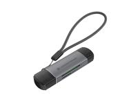 Conceptronic BIAN05G geheugenkaartlezer USB 3.2 Gen 1 (3.1 Gen 1) Type-A/Type-C Grijs - thumbnail