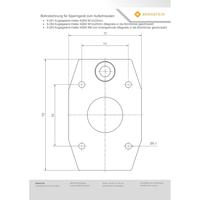Bernstein Tools for Electronics Bernstein Werkzeugfabrik ESD Bankschroefvoet 9-281-ESD - thumbnail