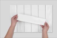 Wandtegel wit Tebe Vintage 30x7,5cm blanco glans - thumbnail