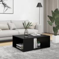 Salontafel 90x67x33 cm spaanplaat zwart - thumbnail