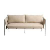 Kave Home Zivia 2-zits tuinbank Taupe - thumbnail