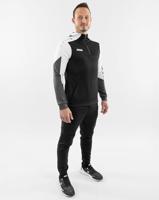 JAKO 6770 Sweater Met Kap Dynamic - Zwart/Wit/Antraciet - L - thumbnail