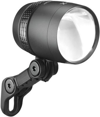Busch Koplamp & müller lumotec iq-x voor naafdynamo 6-60 volt - 100 lux - zwart