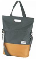 Urbanproof Urban proof 20l fietstas - grijs-geel - unisex - waterbestendig - gerecycled pet materiaal - thumbnail