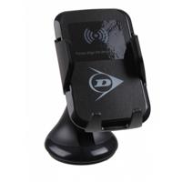 Dunlop telefoonhouder met draadloze oplaadfunctie 12 cm zwart - thumbnail
