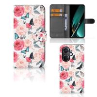 OnePlus Nord CE 3 Hoesje Butterfly Roses - thumbnail
