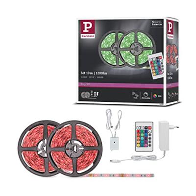 Paulmann SimpLED 78980 LED-strip complete set Met connector (male) 12 V 10 m RGB 1 stuk(s) Paulmann SimpLED 78980 LED-strip complete set Met connector (male) 12 V 10 m RGB 1 stuk(s)
